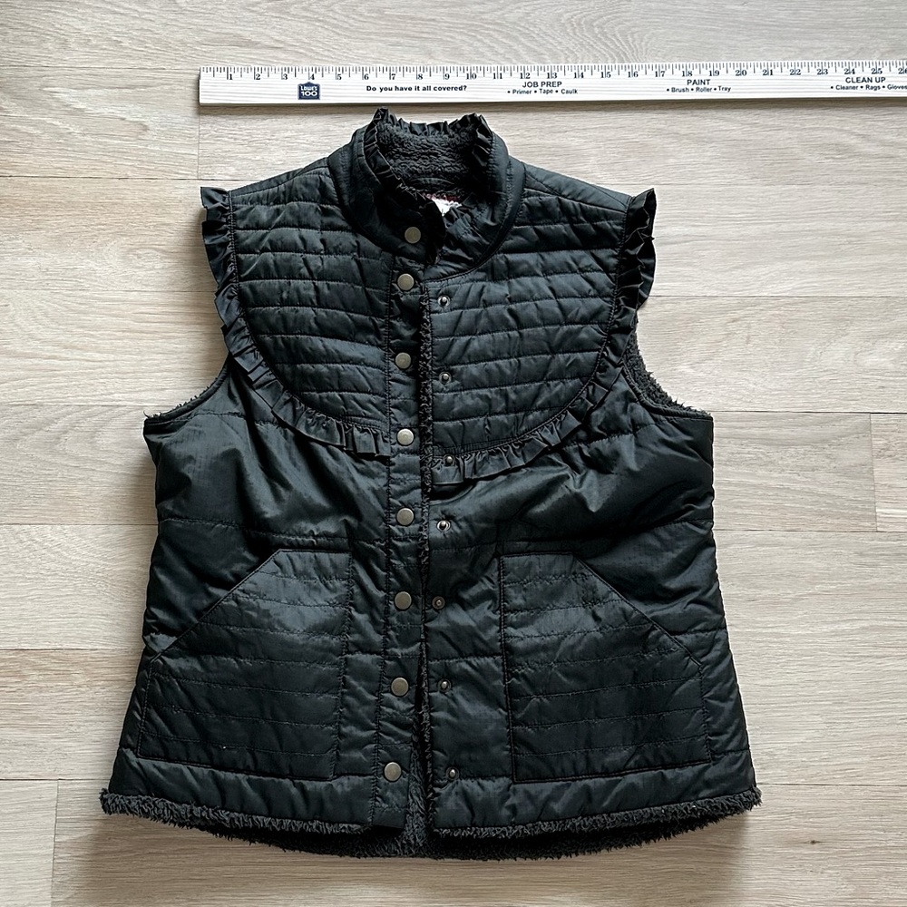 Free People Fleece Shearling Women’s Vest; Sz M